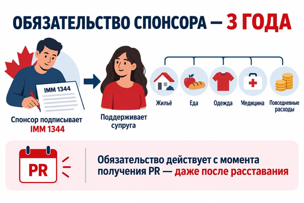 Схема: обязательства спонсора undertaking в Канаде