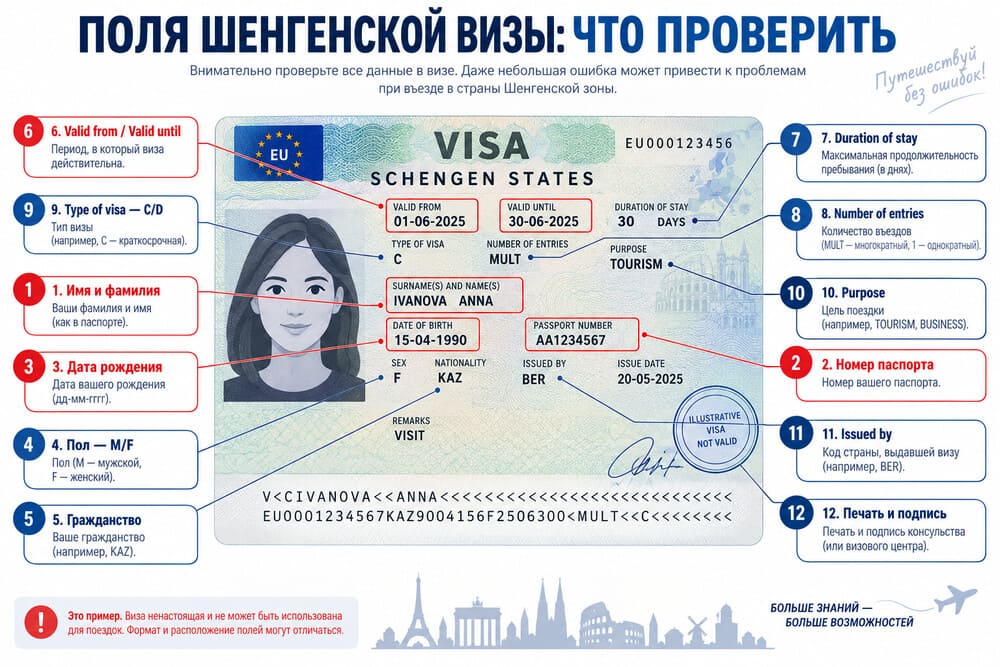 Ошибка в шенгенской визе: что делать и как исправить?