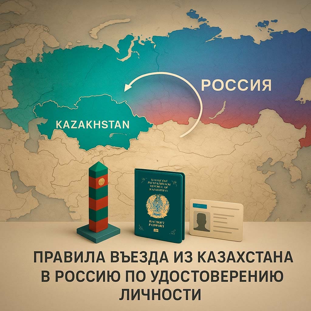Куда можно поехать из Казахстана по удостоверению личности?
